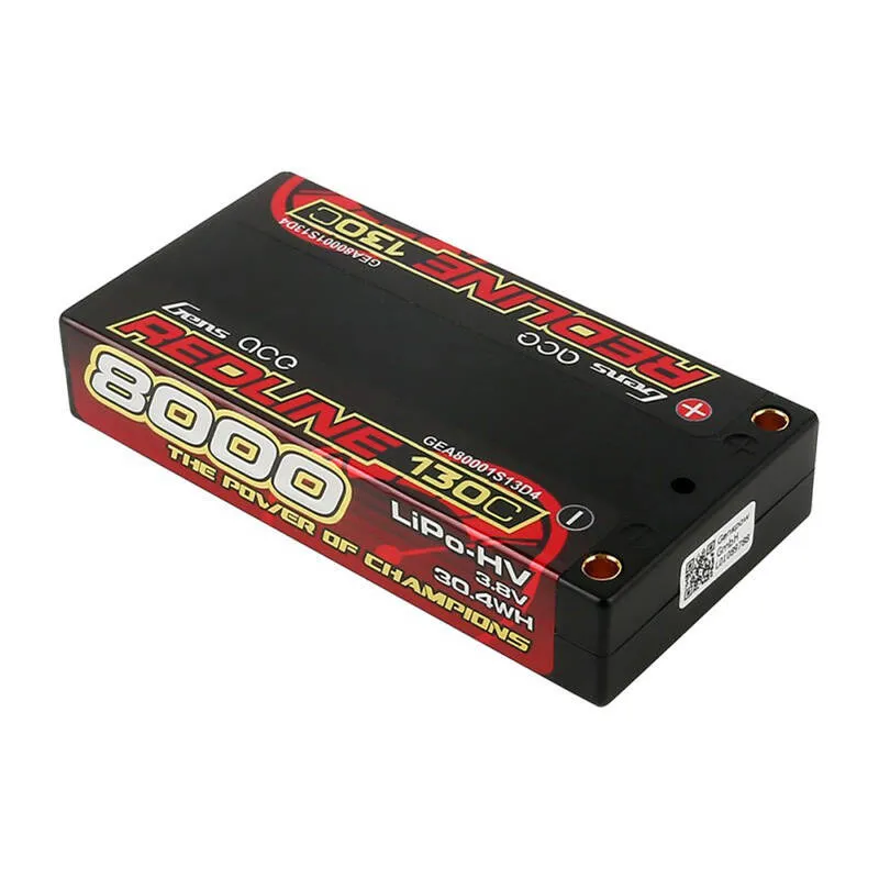 Lipo Aku GENS ACE 8000mAh 3,8V 1S2P 130C universaalne