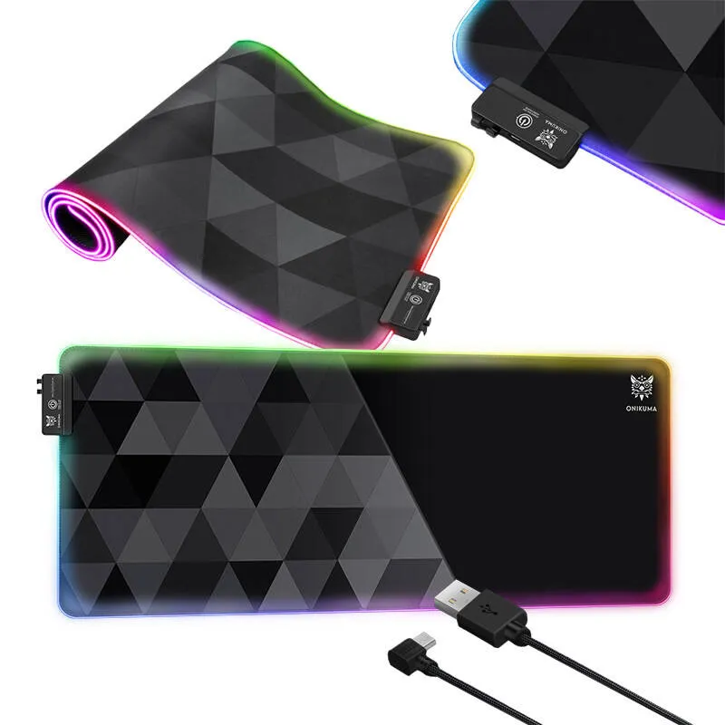ONIKUMA MP006 RGB Hiirematt (Must) universaalne