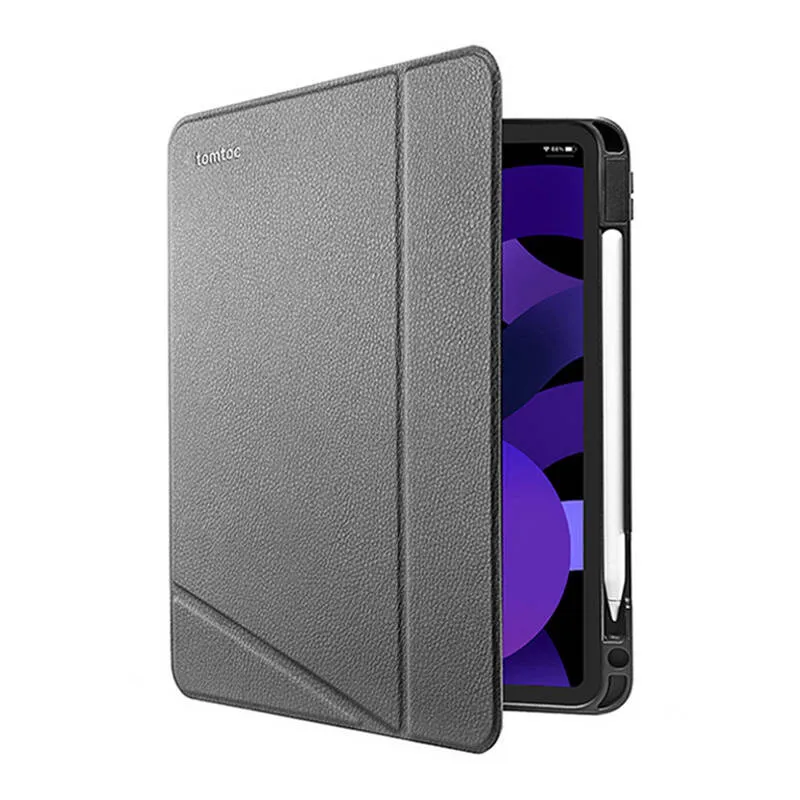 iPad 10.9" tomtoc inspire-B50 kolmekihiline (must) universaalne ümbris