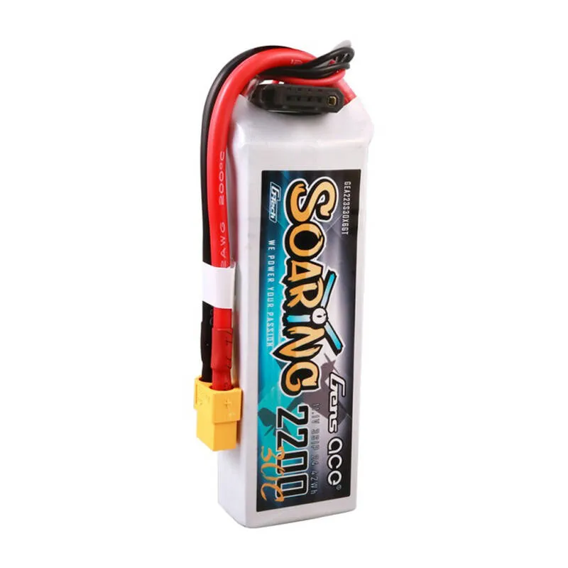 Gens ace G-Tech Soaring 2200mAh 11.1V 30C 3S1P Lipo Aku universaalne