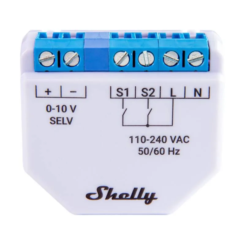 Shelly Plus 0-10V Dimmer universaalne