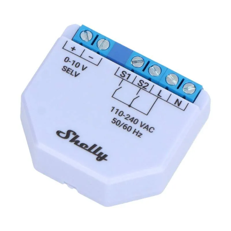Shelly Plus 0-10V Dimmer universaalne
