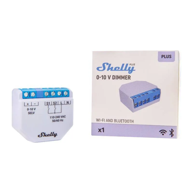 Shelly Plus 0-10V Dimmer universaalne