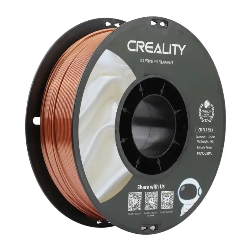 CR-Silk PLA filament Creality (Punane vask) universaalne