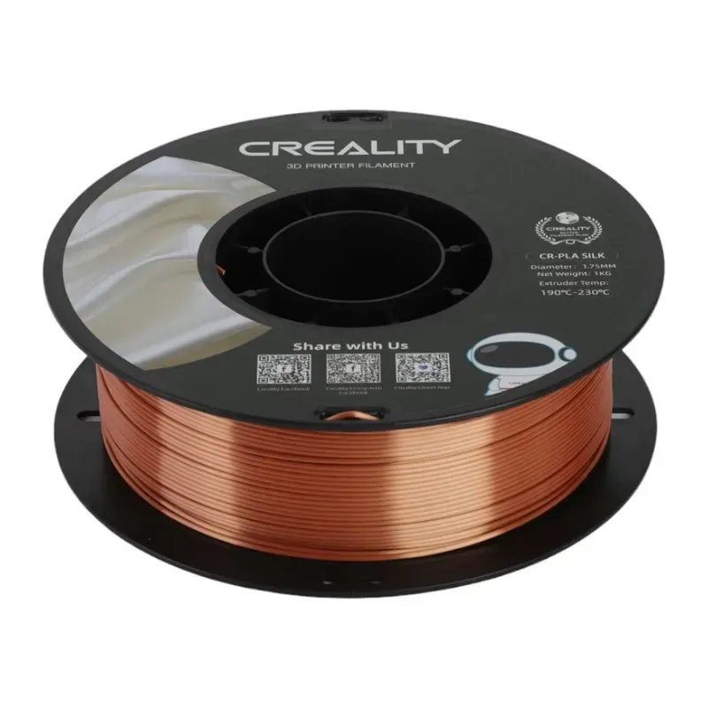 CR-Silk PLA filament Creality (Punane vask) universaalne