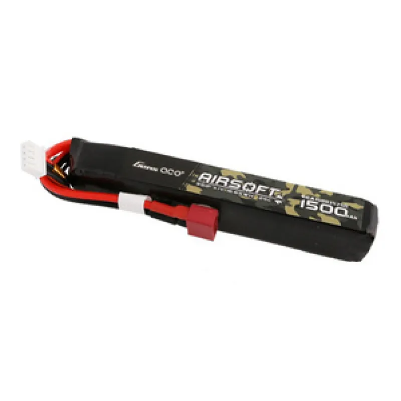 Gens ace 25C 1500mAh 3S1P 11.1V Airsoft Püssi Lipo Aku koos T pistikuga universaalne