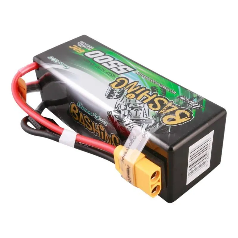 Gens ace G-Tech 5500mAh 4S1P 14.8V 60C Karmast kaitstud RC auto Lipo aku universaalne
