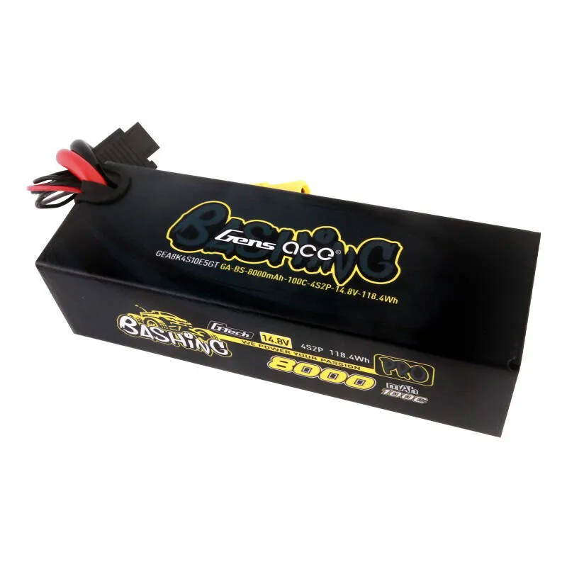 Gens ace 8000mAh 14.8V 100C 4S2P Lipo aku komplekt universaalne