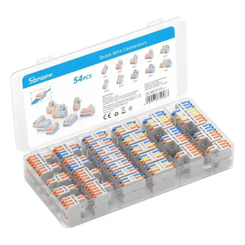 Juhtmekinnitusliitmiku komplekt Sonoff (54 tk) universaalne
