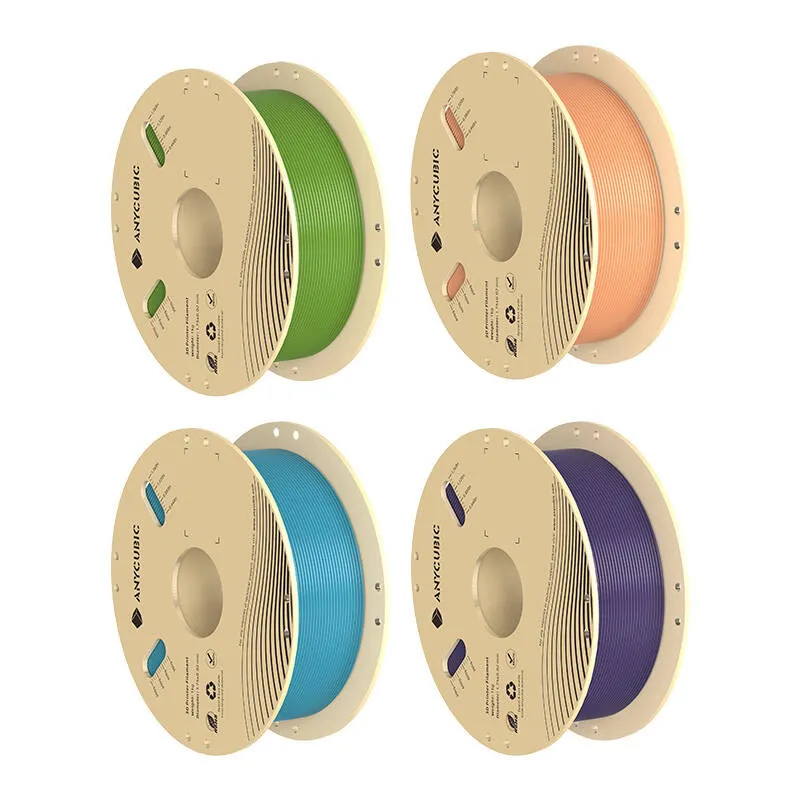 AnyCubic PLA filamentide komplekt (4 tk) universaalne