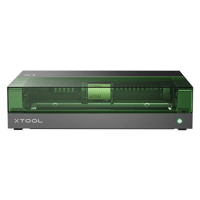 2-in-1 lasergraveerimismasin xTool S1 40W Basic (Must) universaalne