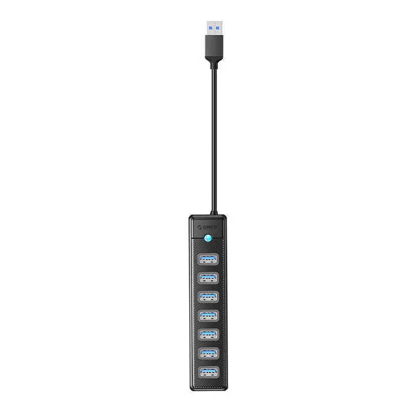 Orico Hub USB-A kuni 7xUSB-A 3.0 - must universaalne