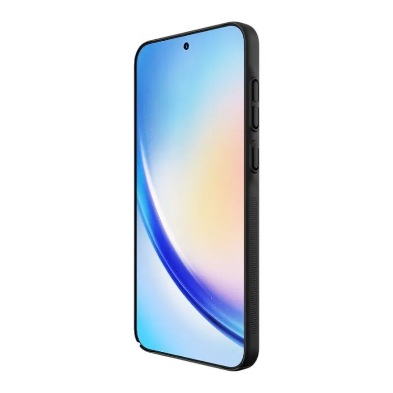 Nillkin Super Frosted Shield Pro ümbrise jaoks Samsung Galaxy A35 (must) universaalne