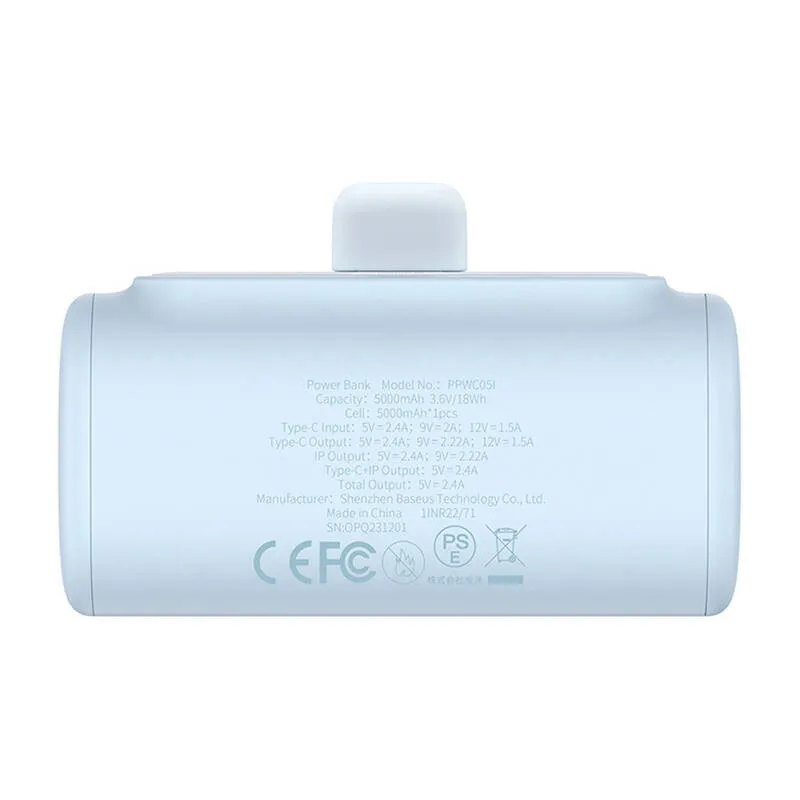 Powerbank OS-Baseus Compact IP 5000mAh 20W (sinine) universaal