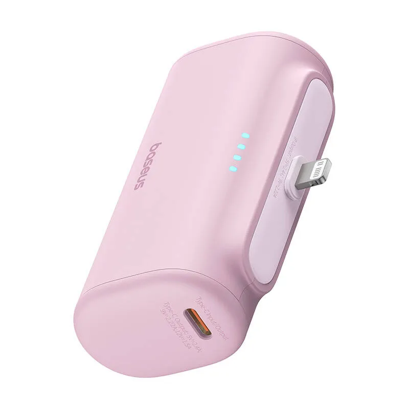 Powerbank OS-Baseus Compact IP 5000mAh 20W (roosa) universaalne