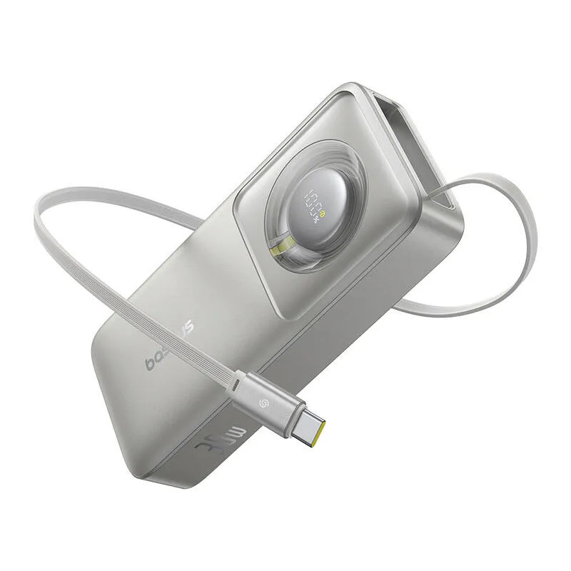 Powerbank Baseus OS Free2Pull 10000mAh 30W +kaabel (hall) universaalne