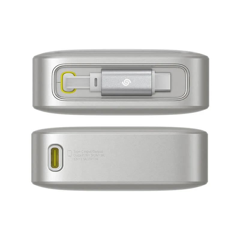 Powerbank Baseus OS Free2Pull 10000mAh 30W +kaabel (hall) universaalne