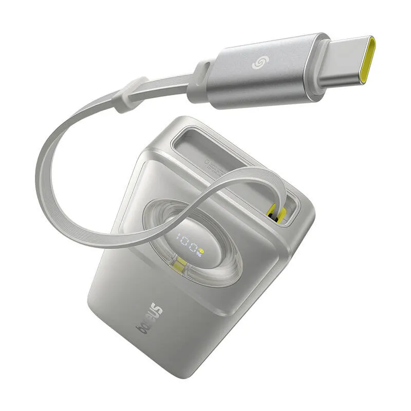 Powerbank Baseus OS Free2Pull 10000mAh 30W +kaabel (hall) universaalne