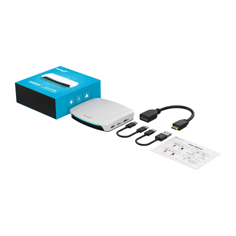 Carlinkit CPC200-Tbox UHD juhtmevaba adapter Carplay/Android (valge) universaalne