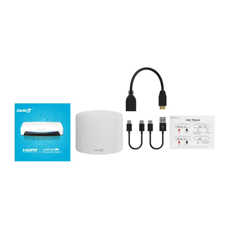 Carlinkit CPC200-Tbox UHD juhtmevaba adapter Carplay/Android (valge) universaalne