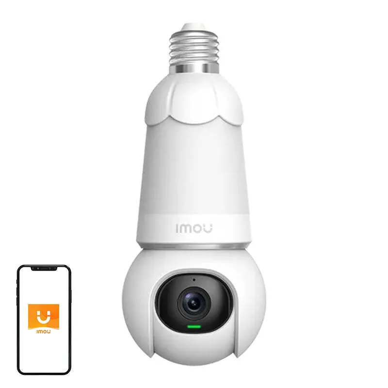 2in1 Pirn ja 360° Väliõu Kaamera WiFi IMOU Bulb Cam 5MP universaalne