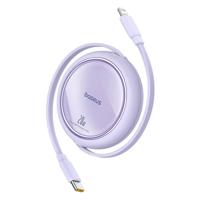 USB-kaabel Baseus Free2Pull USB-C kuni iP 20W 1m (lilla) universaalne