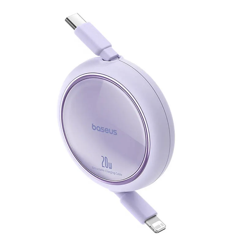 USB-kaabel Baseus Free2Pull USB-C kuni iP 20W 1m (lilla) universaalne