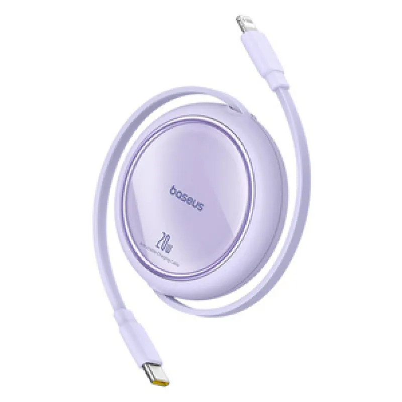 USB-kaabel Baseus Free2Pull USB-C kuni iP 20W 1m (lilla) universaalne