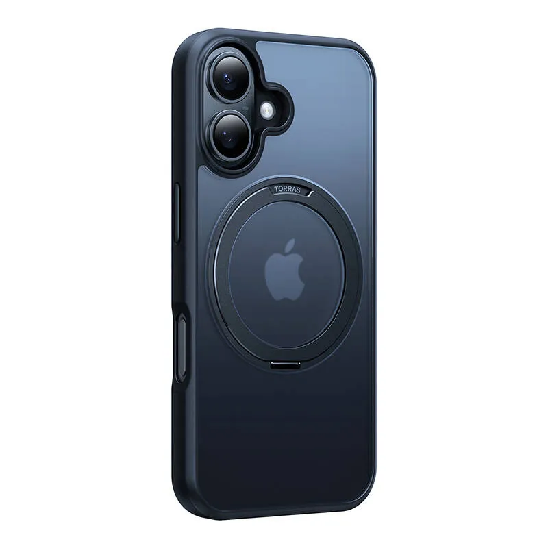 Torras Ostand Pro ümbris iPhone 16 Plus (Must) - universaalne