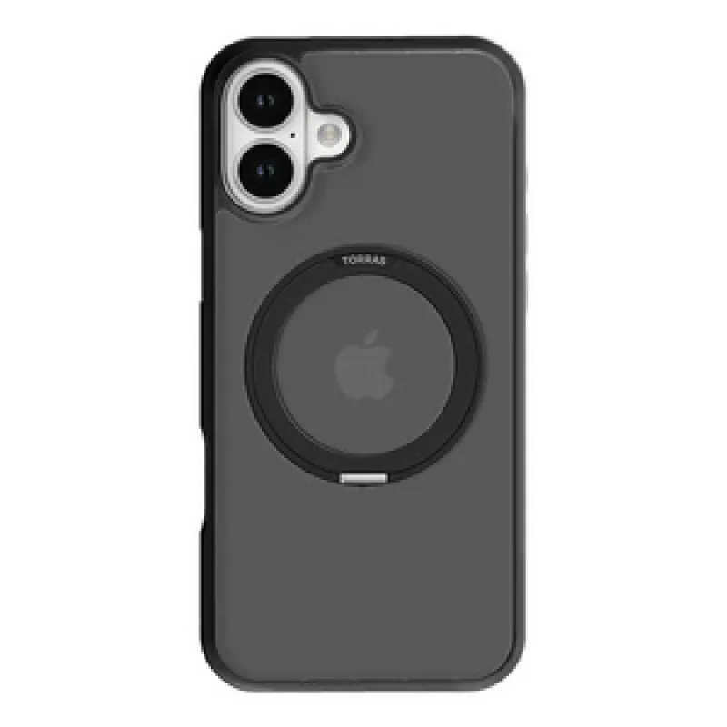 Torras Ostand Pro ümbris iPhone 16 Plus (Must) - universaalne