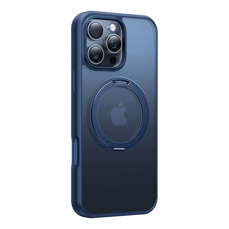 Torras Ostand Pro ümbris iPhone 16 ProMax (Sinine) universaalne