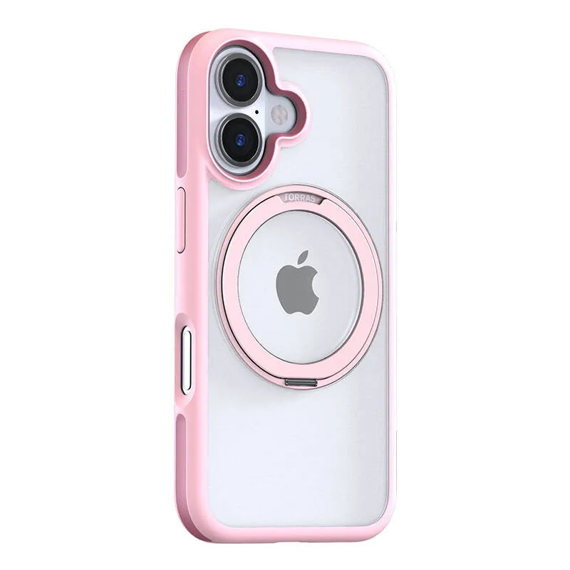 Torras Ostand R Fusion Kott iPhone 16 jaoks (Roosa) universaalne