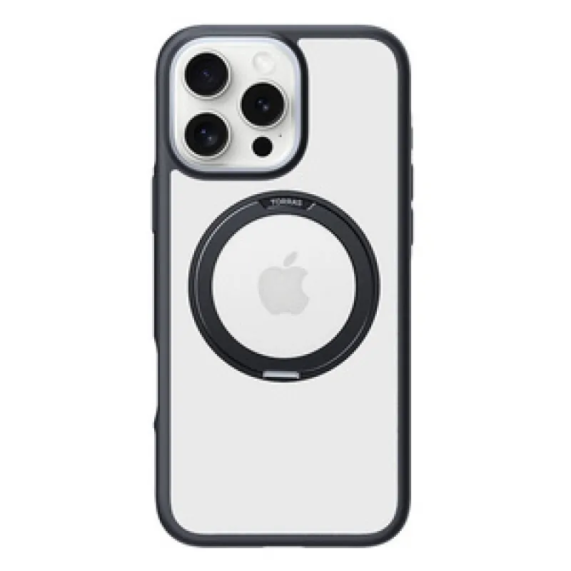 Torras Ostand R Fusion Kott iPhone 16 Pro jaoks (Must) universaalne