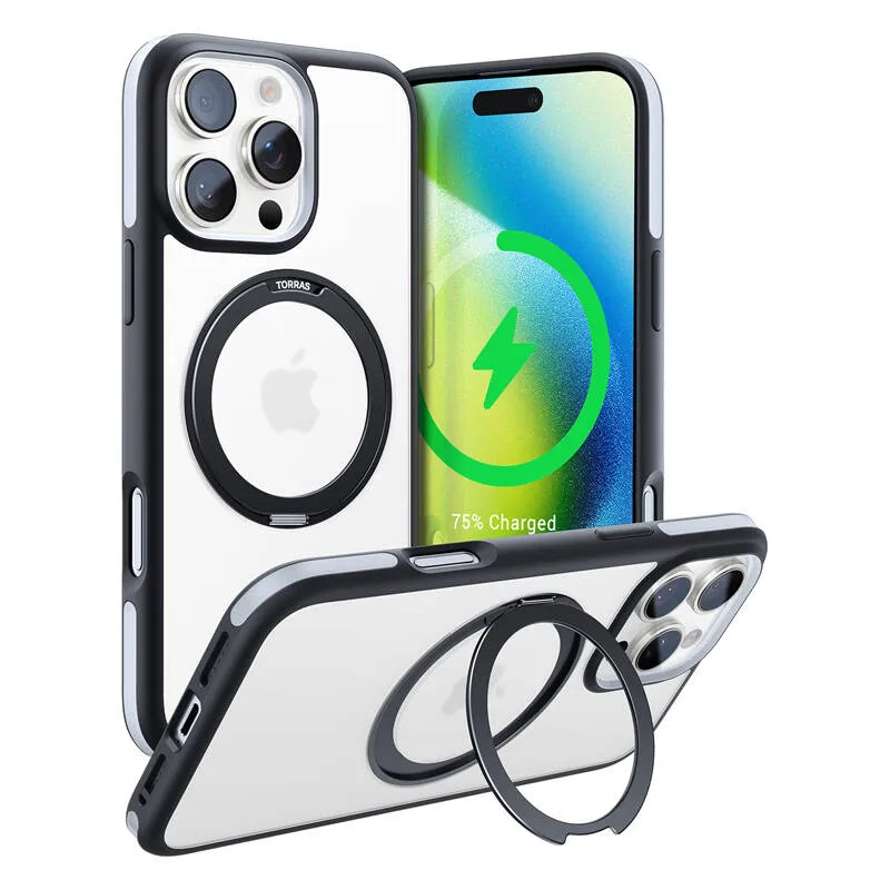 Torras Ostand R Fusion Kott iPhone 16 Pro Max (Must) universaal