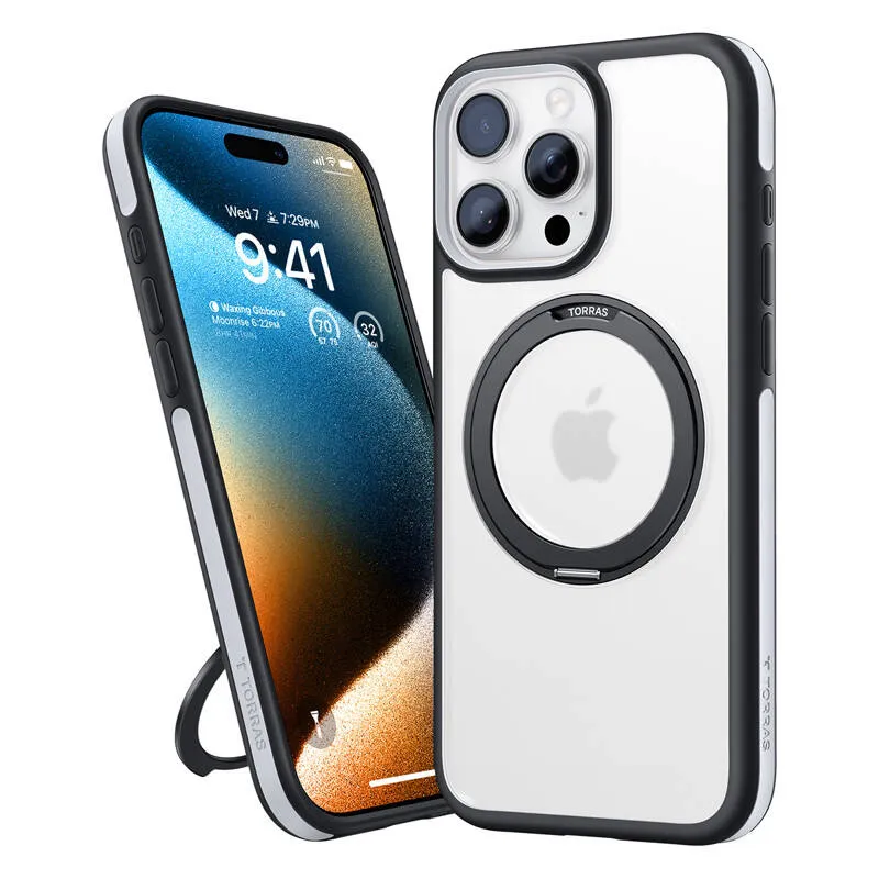 Torras Ostand R Fusion Kott iPhone 16 Pro Max (Must) universaal