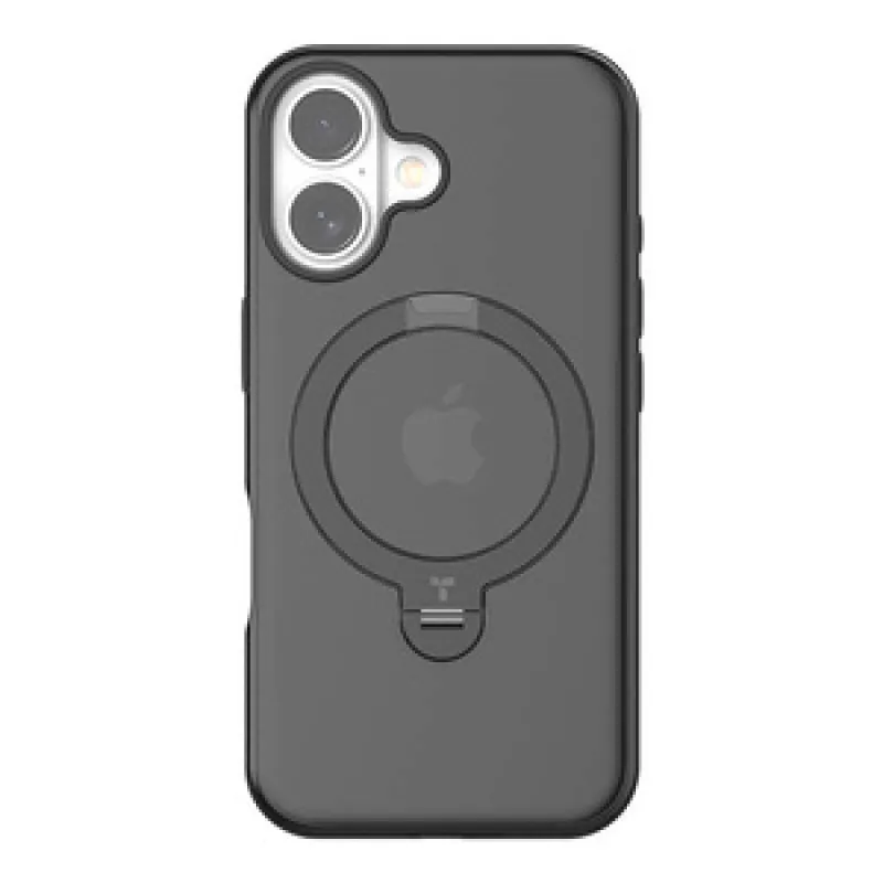 Torras Ostand Spin ümbriskott iPhone 16 Plus jaoks (Must) universaalne
