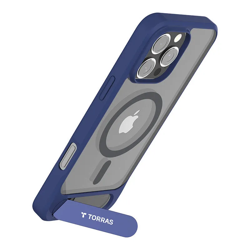 Torras Pstand Series Kott iPhone 16 Pro (Sinine) universaal