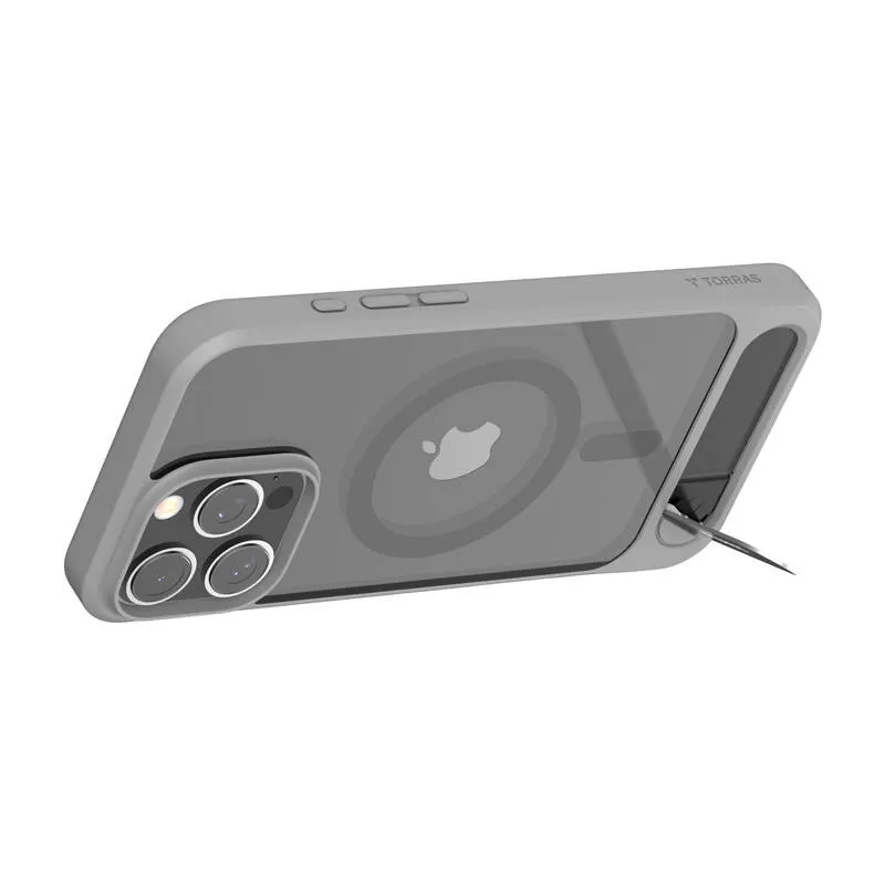 Torras Pstand Series ümbriskott iPhone 16 ProMax (Hall) universaalne