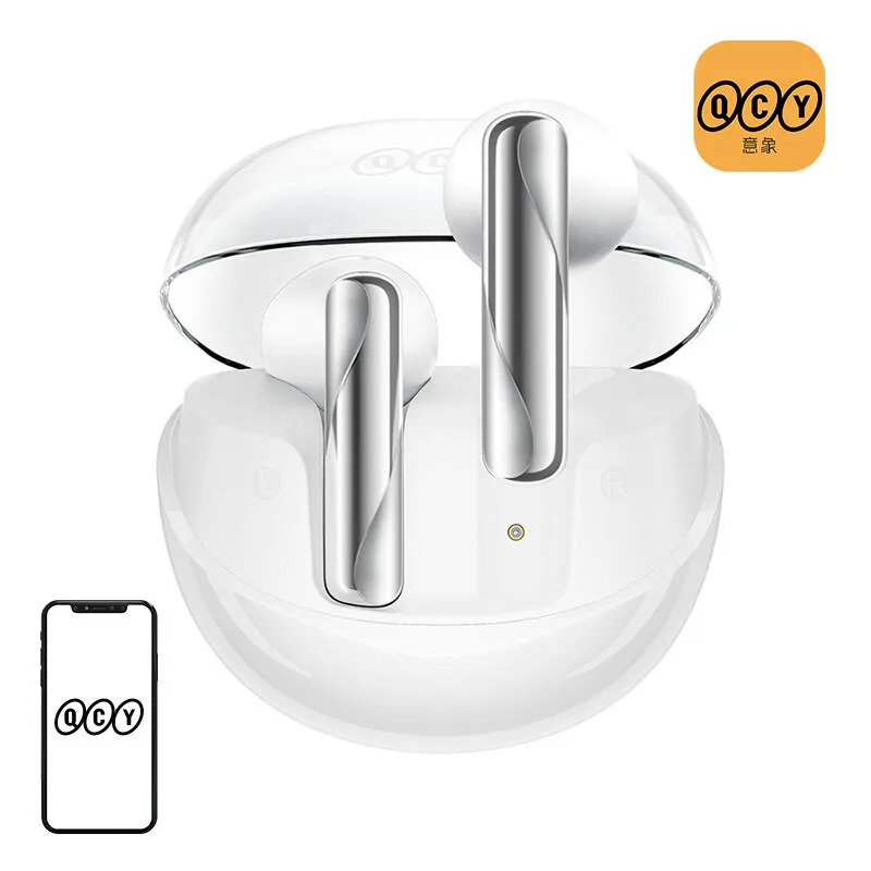Kõrvaklapid TWS QCY AilyBuds Clear T32 (valge) universaalsed