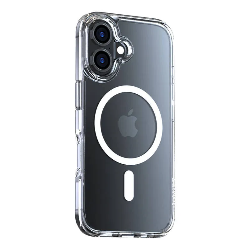 Torras Diamond-Mag seeria ümbris iPhone 16 Plus jaoks (läbipaistev) universaalne