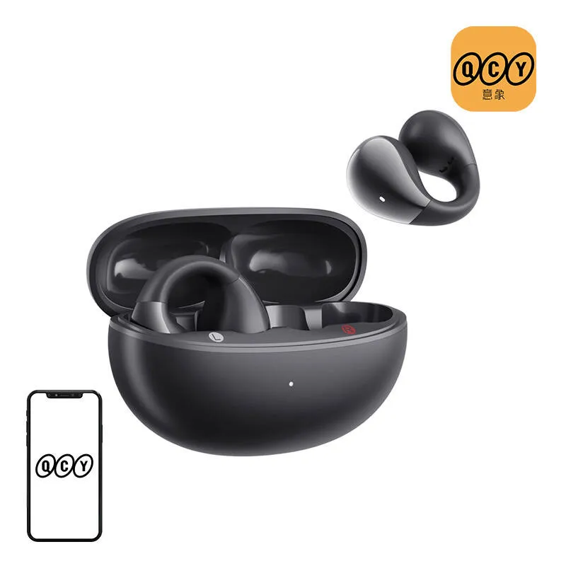 Kõrvaklapid QCY Crossky Clip T33 (must) universaalsed