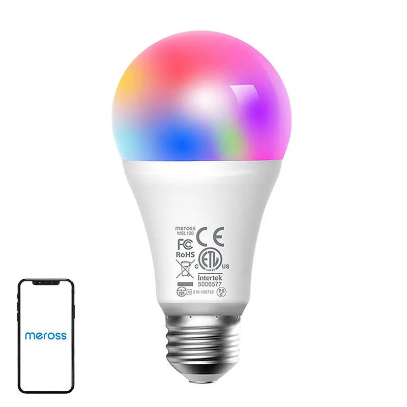 Smart WiFi LED pirn MSL120EU Meross (ilma HomeKitita) universaalne