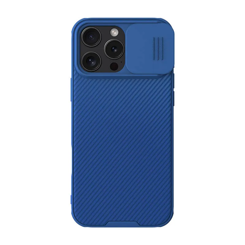 Nillkin CamShield Pro iPhone 16 Pro Max ümbris (sinine) universaalne