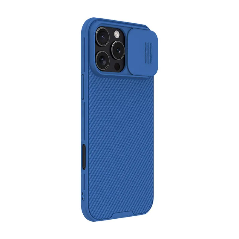 Nillkin CamShield Pro iPhone 16 Pro Max ümbris (sinine) universaalne