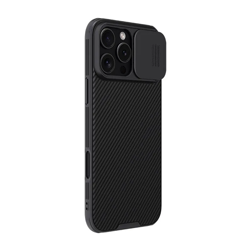 Nillkin CamShield Pro iPhone 16 Plus ümbrise (must) universaalne