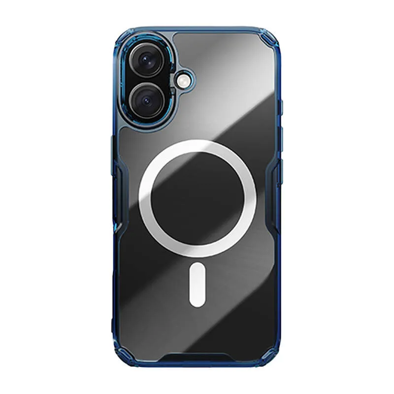 Nillkin Nature TPU Pro Magnetiline iPhone 16 Plus ümbris (sinine) universaalne