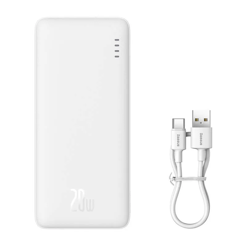 Baseus Airpow 10000mAh 20W akupank (valge) universaalne