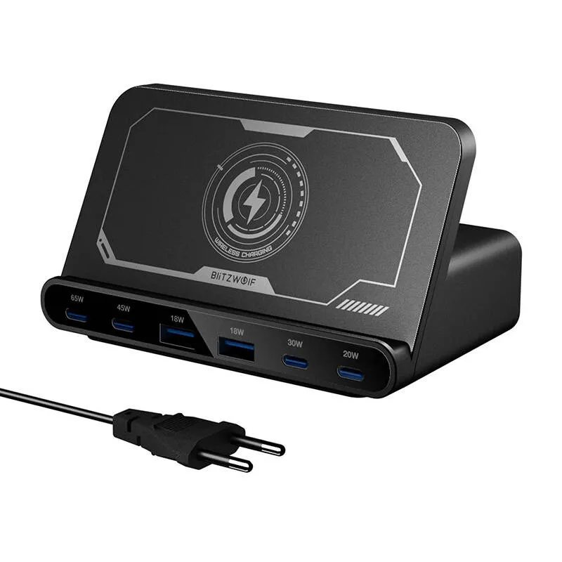 Seinalaadija Blitzwolf BW-S26 250W (must) universaalne