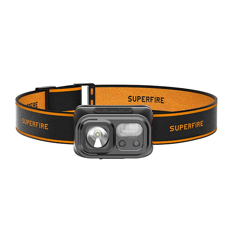 Superfire HL23-S Pealamp, 350lm, USB-C universaalne