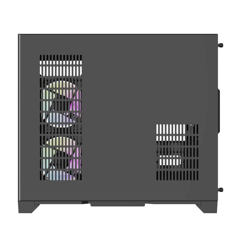 Darflash FT418 arvutikarp + 6 aRGB ventilaatorit (must) universaalne